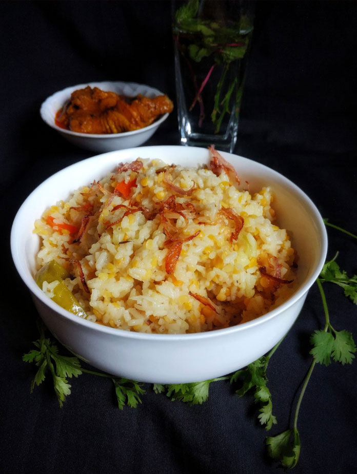 সাদা খিচুড়ি_নাদিয়া আফরীন চৌধুরী_Nadia Afreen Chowdhury_Culinary Artist_Bangladesh_Bangladesh_বাংলা রেসিপি_Brand Bangla
