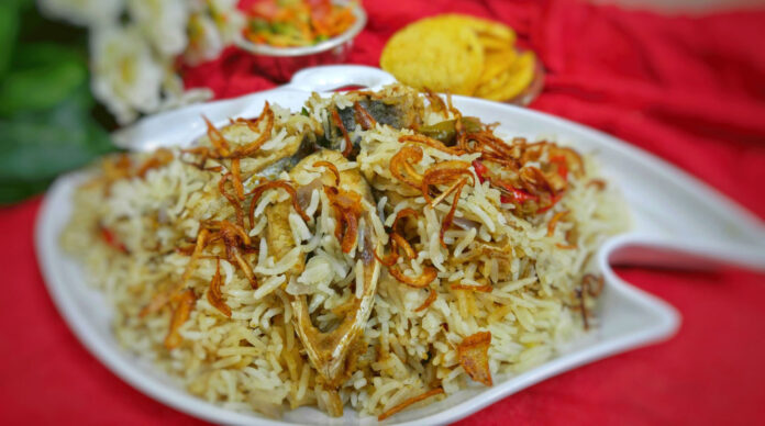 ইলিশ পোলাও_০১_তাসনুভা মাহমুদ নওরিন_তাসনুভা মাহমুদ নওরিন _Tasnuva Mahmud Nowrin_Culinary Artist_Bangladesh_Saudi Arabia_Brand Bangla