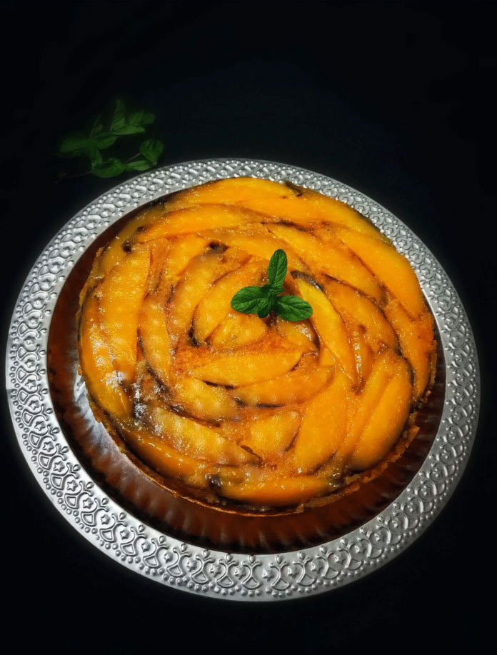 ম্যাঙ্গো সেমোলিনা কেক_নাদিয়া আফরিন চৌধুরী_Nadia Afreen Chowdhury_Culinary Artist_Bangladesh_বাংলা রেসিপি_Bangla Recipe_brandbanglaorg_Brand Bangla